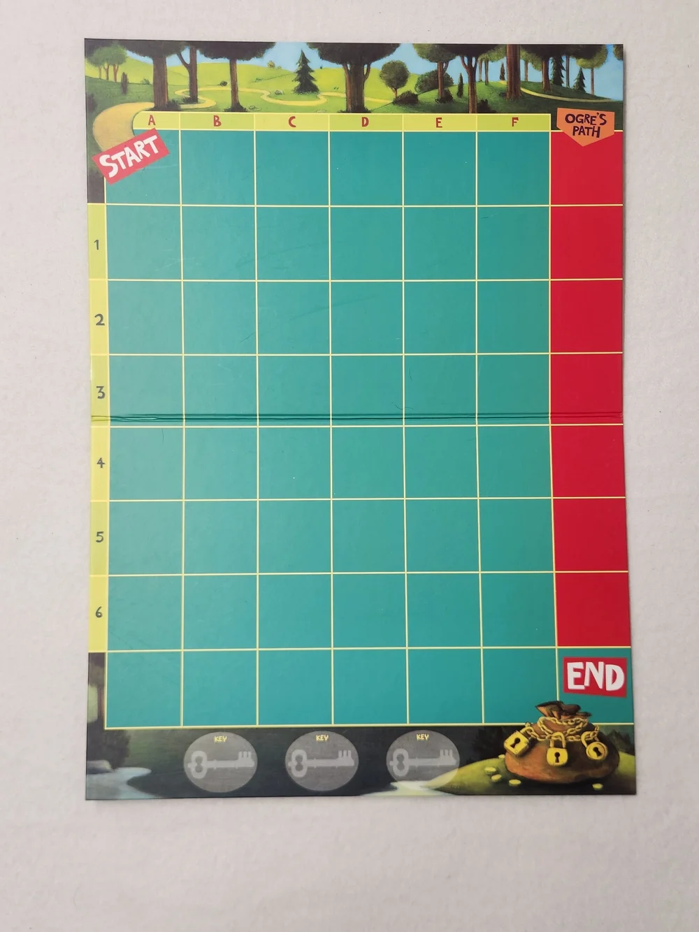 Peaceable Kingdom Race to the Treasure Board Game COMPLETE Cooperative Kids 5+